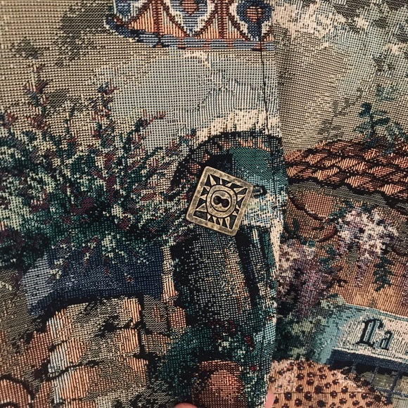 90s jody joannou bolero tapestry jacket - Picture 4 of 5